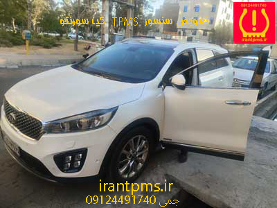 رنو تلیسمان در حال تعویض سنسور tpms