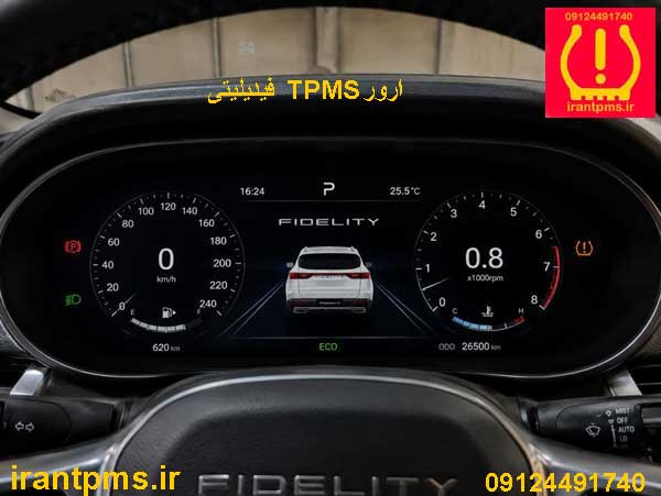 ارور TPMSفیدیلیتی در صفحه کیلومتر